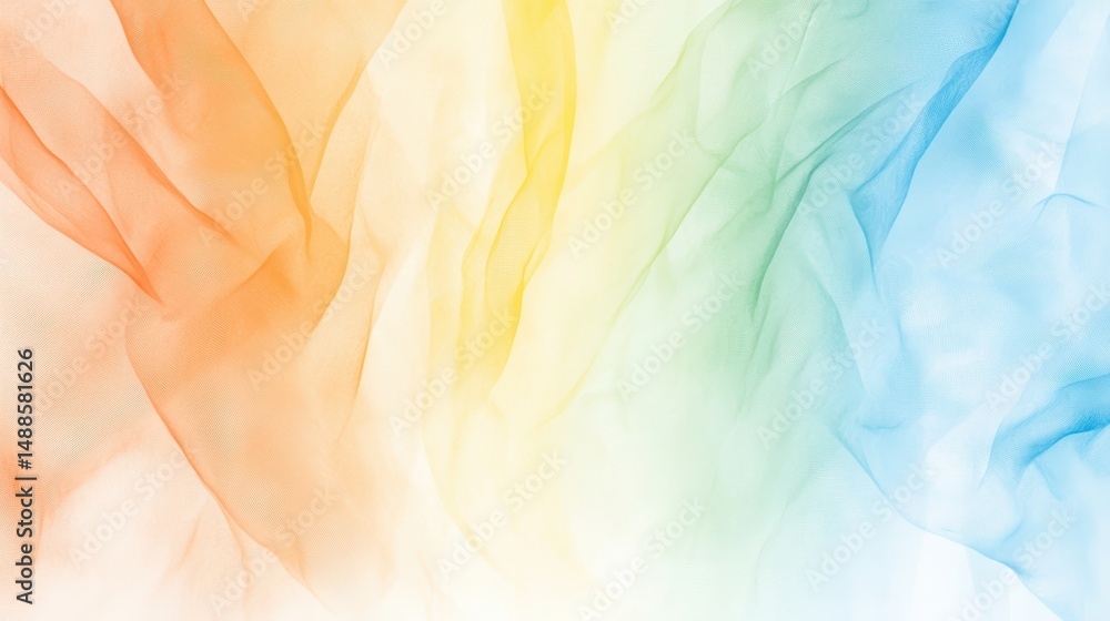 Aufkleber vibrant rainbow gradient on white backdrop, a colorful design element for modern visual projects