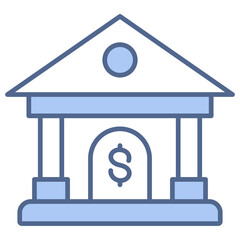 Bank Blue Icon