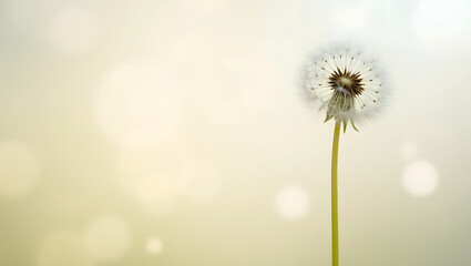 Obraz premium Dandelion Ready to Blow in the Wind