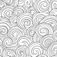 Fototapeta premium Abstract Islamic waves and swirls pattern