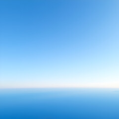 Sky with soft blue gradient extending into infinity, day, celestial