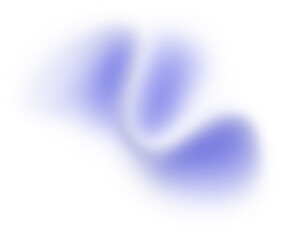 Abstract Blue Organic Blob Shape Gradient Background