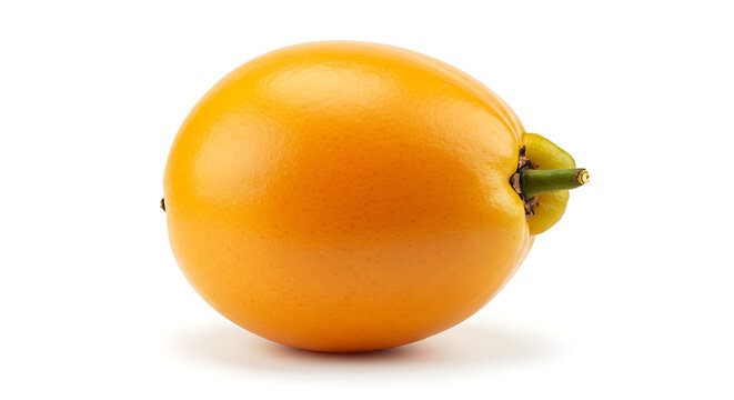 Whole Marula Fruit Isolated on White Background - Healthy Food Ingredient