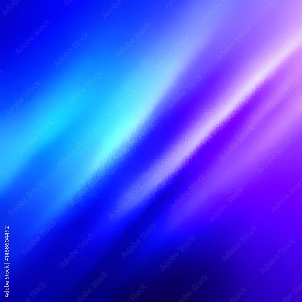 Aufkleber Abstract Blue, Cyan and Violet Gradient Background with Geometric Pattern, Modern Texture and Design.