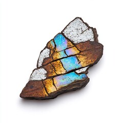 rough boulder opal stone 