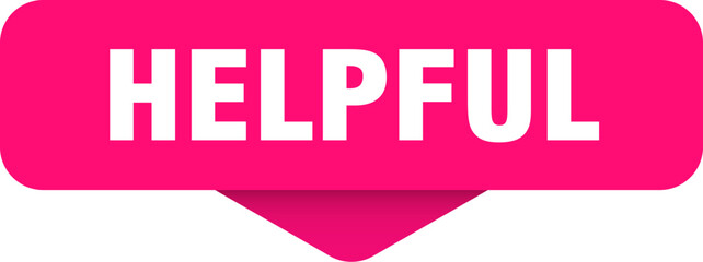 helpful sticker. helpful sign on transparent background