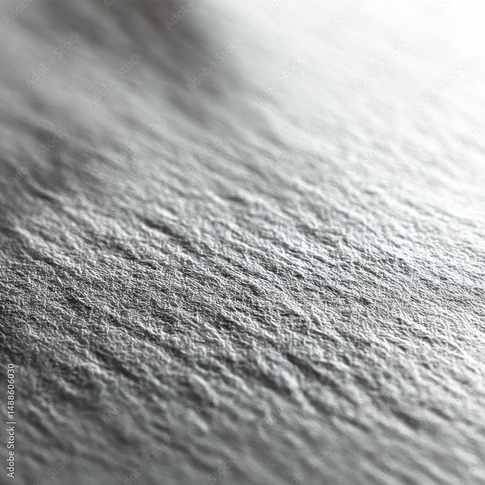 Aufkleber Detailed Macro Shot of Grey Textured Material in Dim Light with Depth of Field Effect
