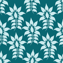 seamless background with leaves