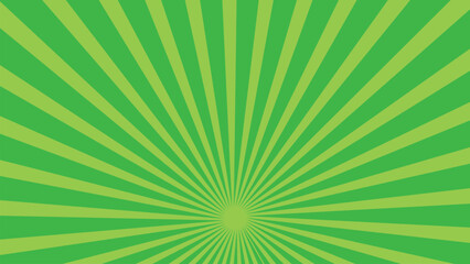 Green starburst background