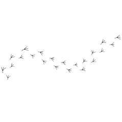 bird tracks,chicken tracks icon,vector illustration	