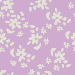 seamless pattern with flowers