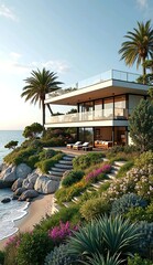 tropical house beach