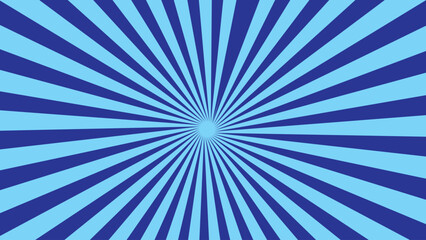 Blue comic star burst textured background