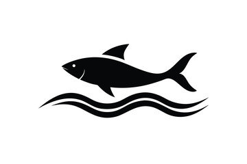 Fisherman Casting Line Silhouette