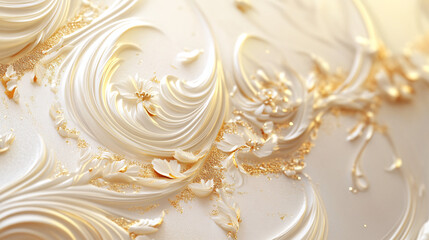 Elegant 3D floral frame design on white background, ideal for luxury banners, cards, and festive decor.

