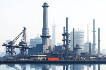 Obraz premium Industrial Architecture Evolution