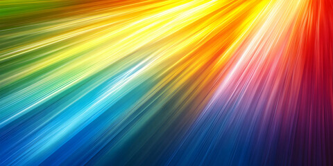 Colorful Abstract Light Rays Creating Vibrant Visual Background