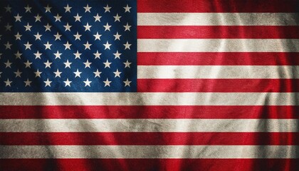 Naklejka premium united states of america grunge flag