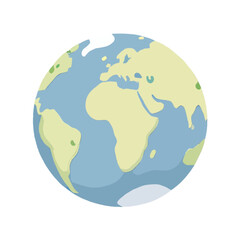 Refined 3D Earth Illustration