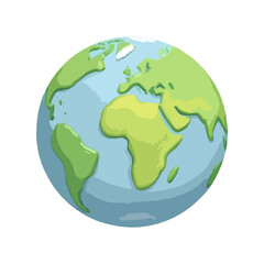 Refined 3D Earth Illustration