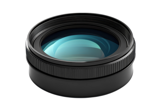 Capturing reflections of a bright future the camera lens reflects hopes and aspirations with on transparent background