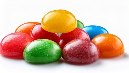 colorful candy isolated on white background