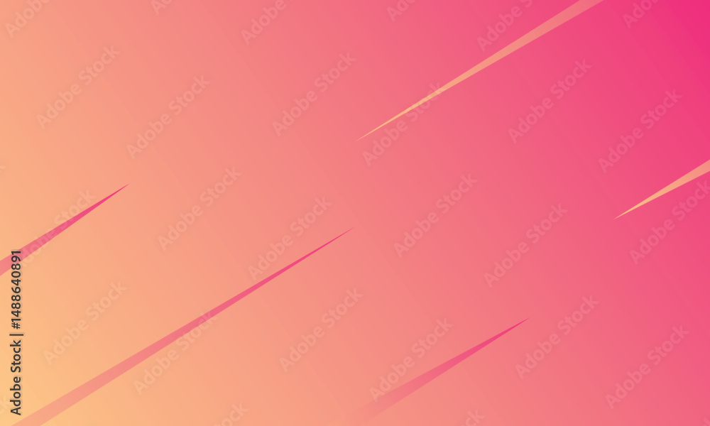 Poster modern abstract gradient pink peach background with diagonal line. simple graphic design element. fu