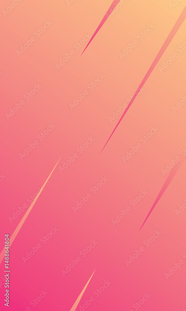 Poster modern abstract gradient pink peach background with diagonal line. simple graphic design element. fu