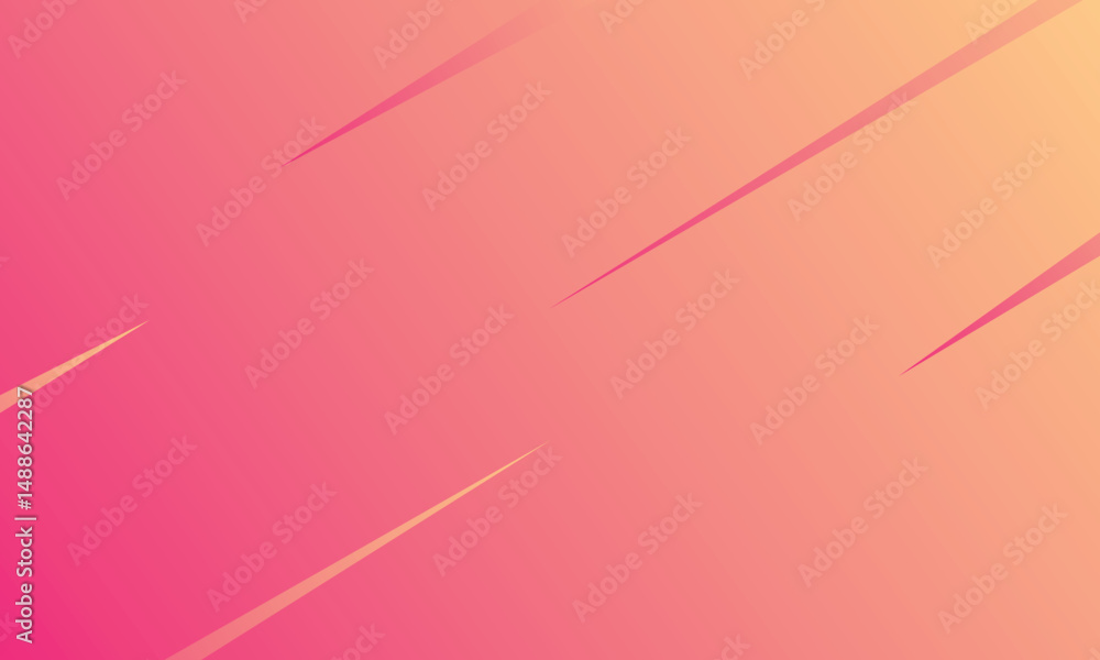 Poster modern abstract gradient pink peach background with diagonal line. simple graphic design element. fu