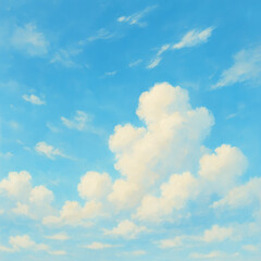 Obraz premium blue sky with clouds