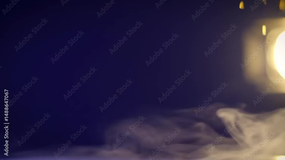Poster smoke effect background video footage for compositing and visual effects with particles and light