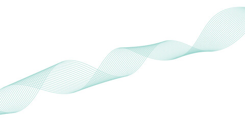 Abstract wave line. Digital frequency equalizer. digital Stylized line art background. Vector illustration.	