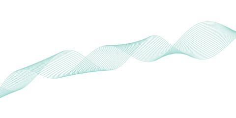 Abstract wave line. Digital frequency equalizer. digital Stylized line art background. Vector illustration.	