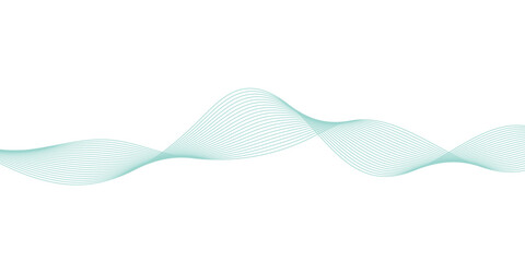 Abstract wave line. Digital frequency equalizer. digital Stylized line art background. Vector illustration.	