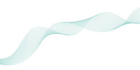 Abstract wave line. Digital frequency equalizer. digital Stylized line art background. Vector illustration.	