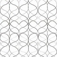 Fototapeta premium Abstract geometric patterns on white background
