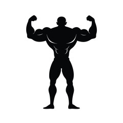 Bodybuilder Silhouette.
