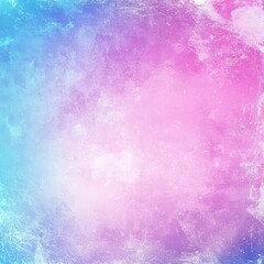 Fototapeta premium Fantasy smooth light pink, purple shades and blue watercolor paper textured illustration for grunge design, vintage card, templates. Pastel ink colors wet effect hand drawn canvas.