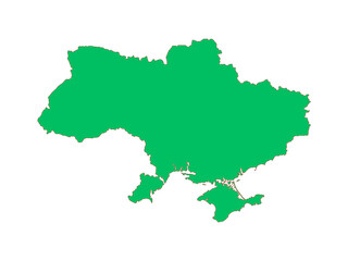 Obraz premium Colourful Ukraine map with different design