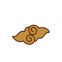 Indonesian batik motif  mega mendung