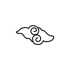 Mega mendung traditional pattern