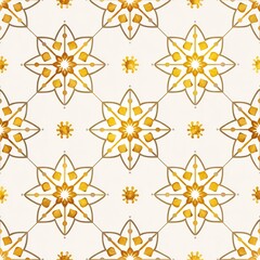 Islamic Geometric Pattern with Eid Lights