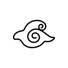 Mega mendung traditional pattern