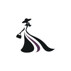 Women's fashion design vectors with saree, skirt and stylish poses 