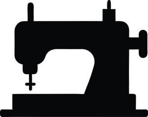 Sewing Machine silhouette Icon vector illustration