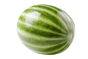 A refreshing watermelon glows promising cool sweetness of summer a juicy delight awaiting to on transparent background