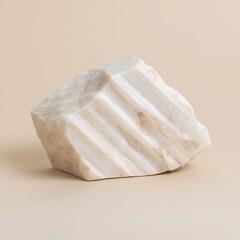 marble stone piece in flat cartoon style