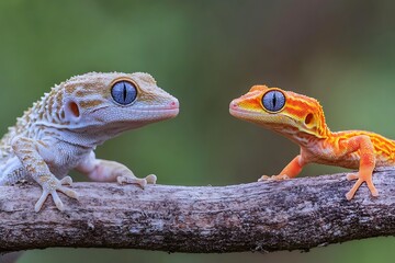 Obraz premium Small Monitor Lizard Close-Up