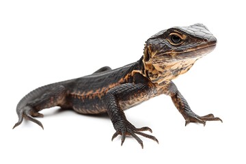Small Monitor Lizard Close-Up
