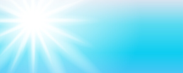 Bright Light Sunny Light sunny bright beam shining glowing lens sun luminous rays summer on sky summer winter spring autumn vector design isolated on color background yellow white blue